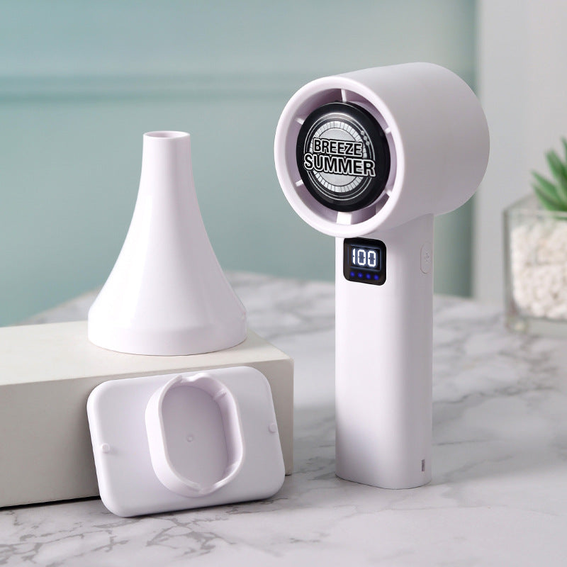 Ladies portable mini misting fan with LCD temperature display Stornfield