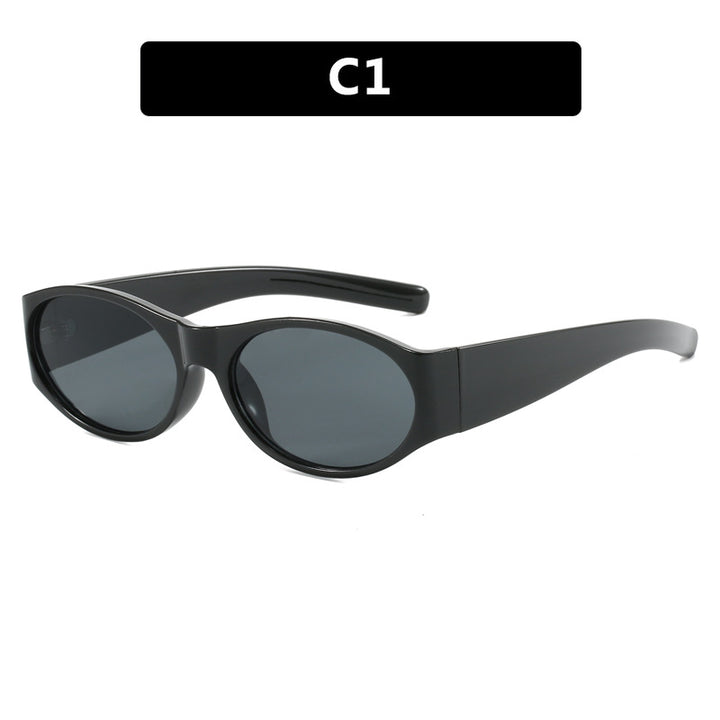 Women's fashionable sunglasses with elegant, oval design and UV protection Stornfield