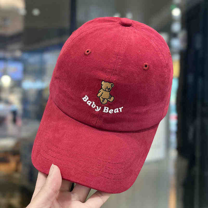 Women's Cute Embroidered Bear Cap Stornfield