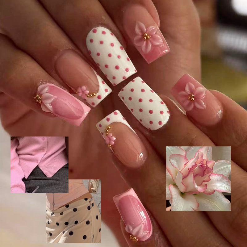 Floral Design Nail Tip Set Stornfield
