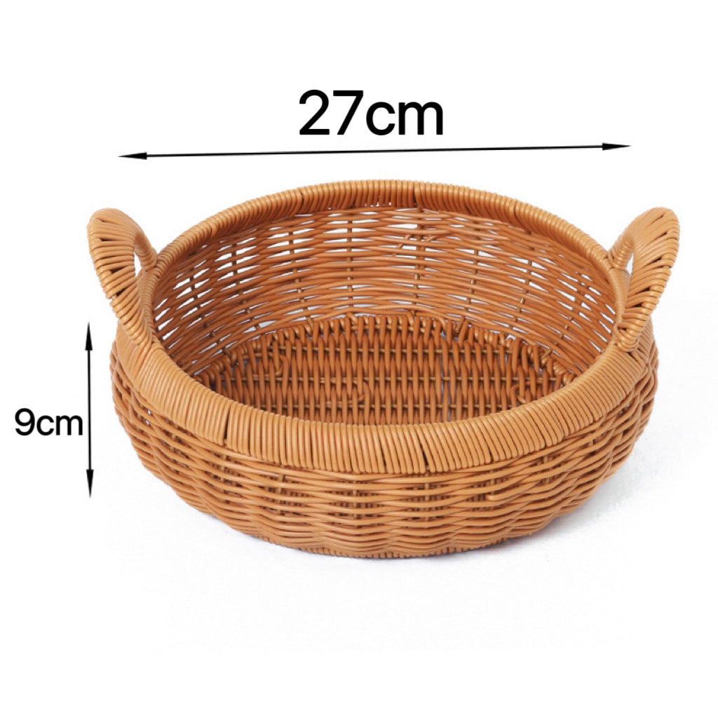 Unisex Woven Storage Basket with Handles Stornfield