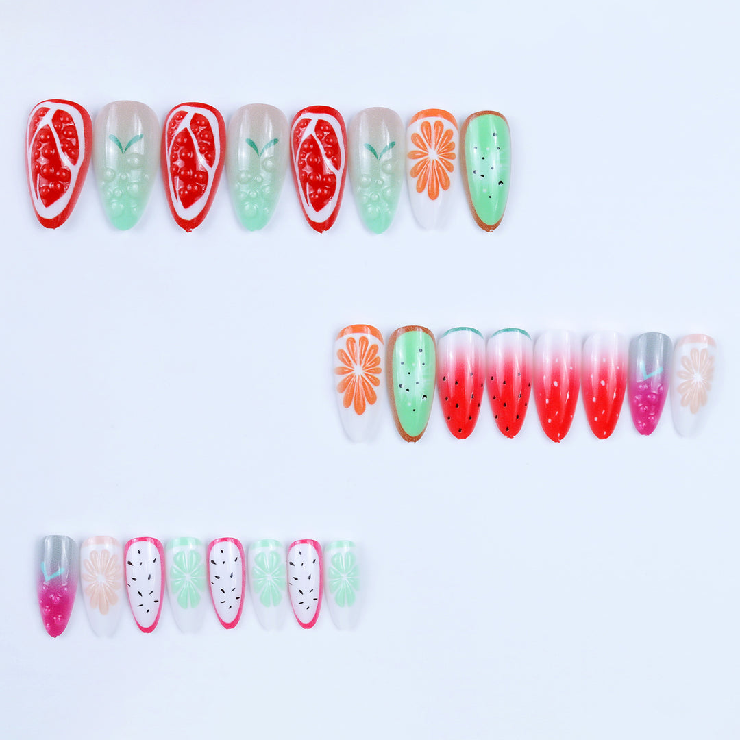 Artificial Nails in Fruity Design Stornfield