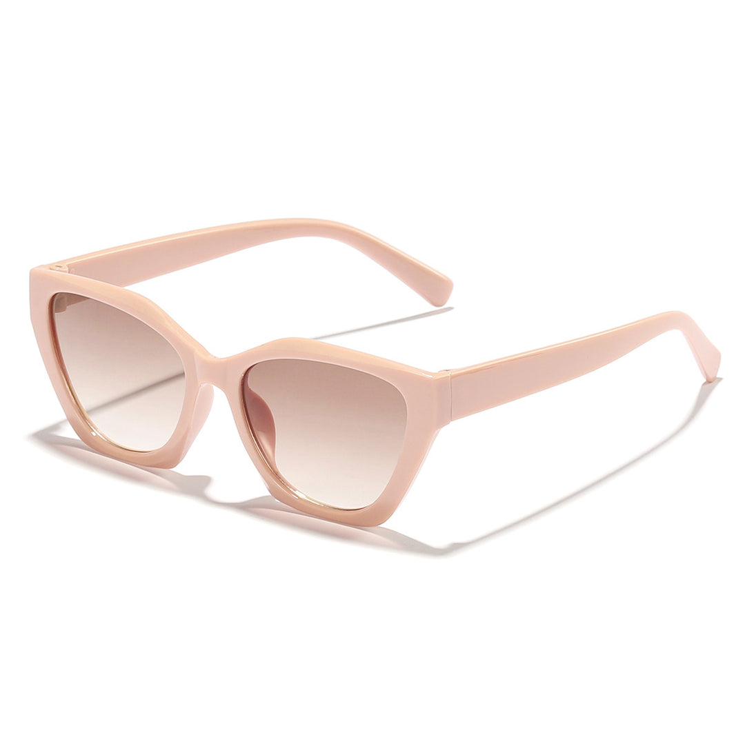 Women's geometric sunglasses with modern, hypoallergenic plastic frame Stornfield
