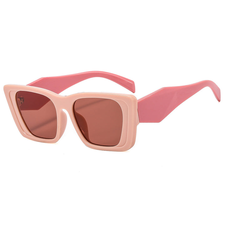 Women's oversized designer sunglasses with futuristic frame Stornfield