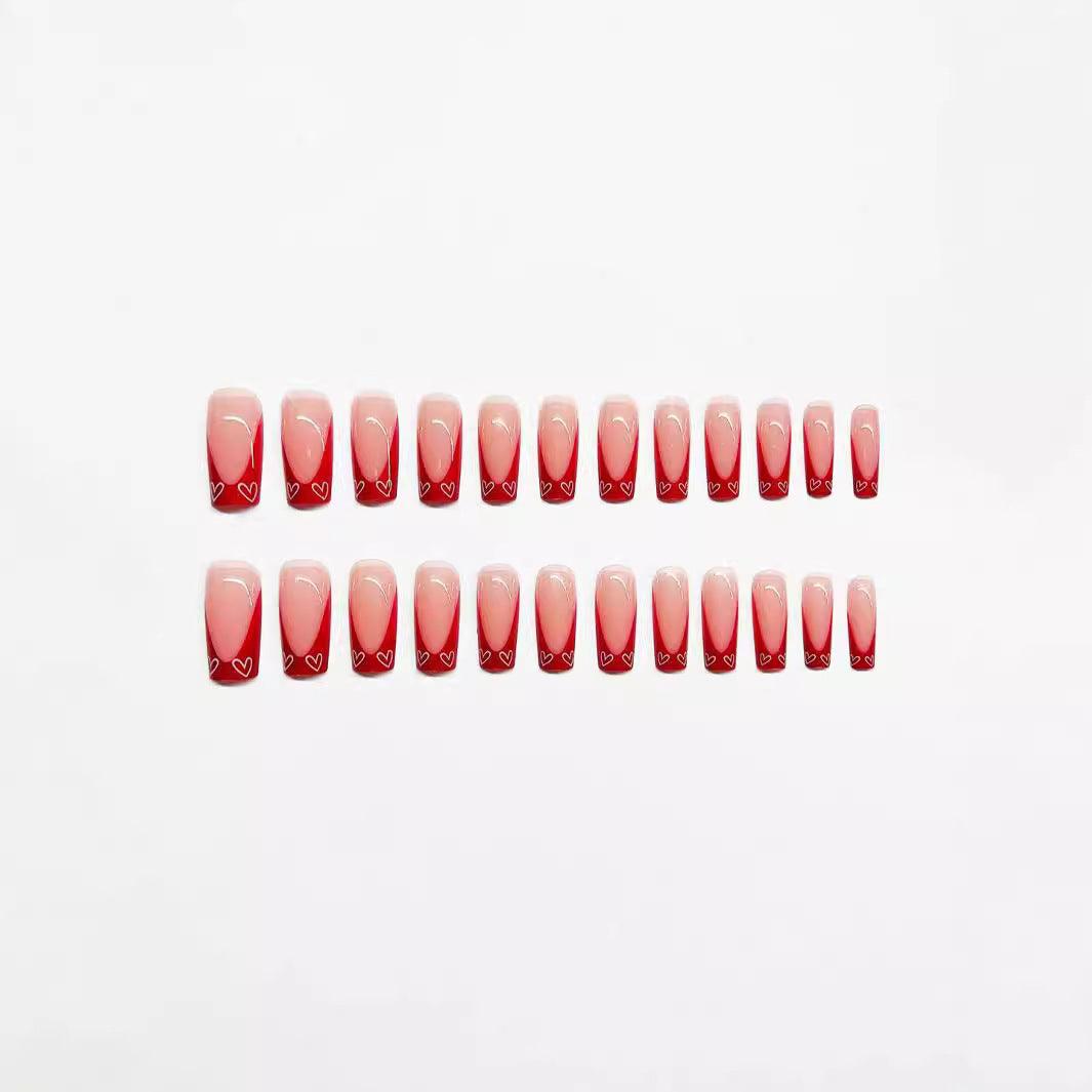 Creative French Tip Nail Art Extensions Stornfield
