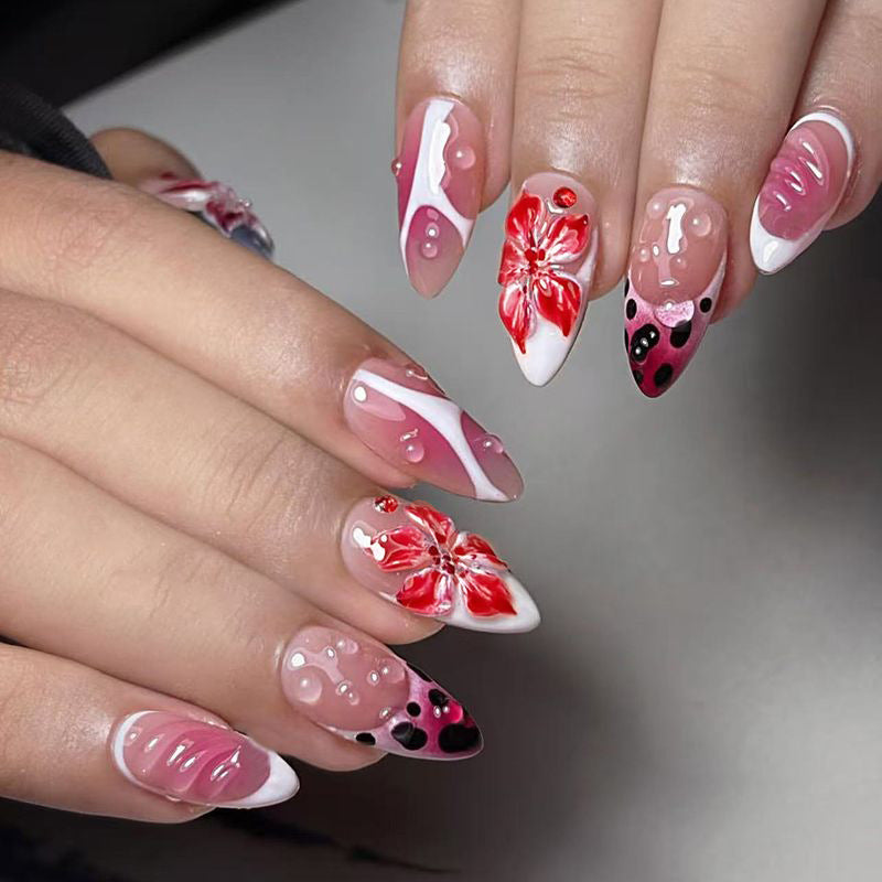 Artistic Floral Nail Art Enhancements Stornfield 1789915352