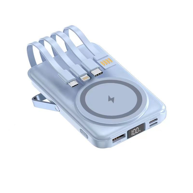 Powerbank with Integrated Wireless Charger and Multifunctional Ports Stornfield