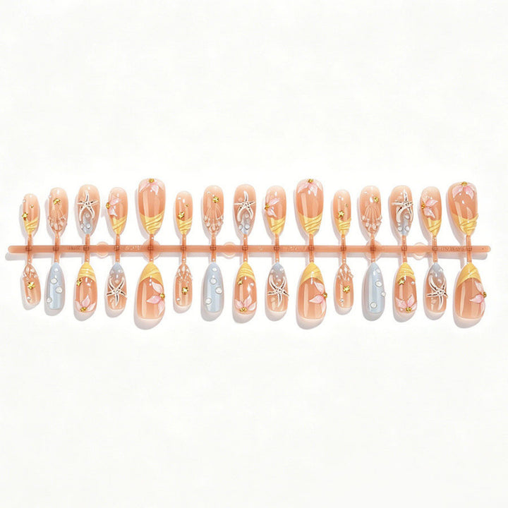 Artistic Acrylic Press-On Nail Set