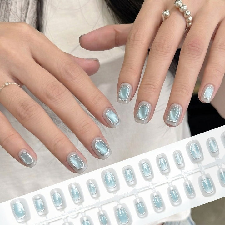 Luxurious Glossy Press-On Nail Set