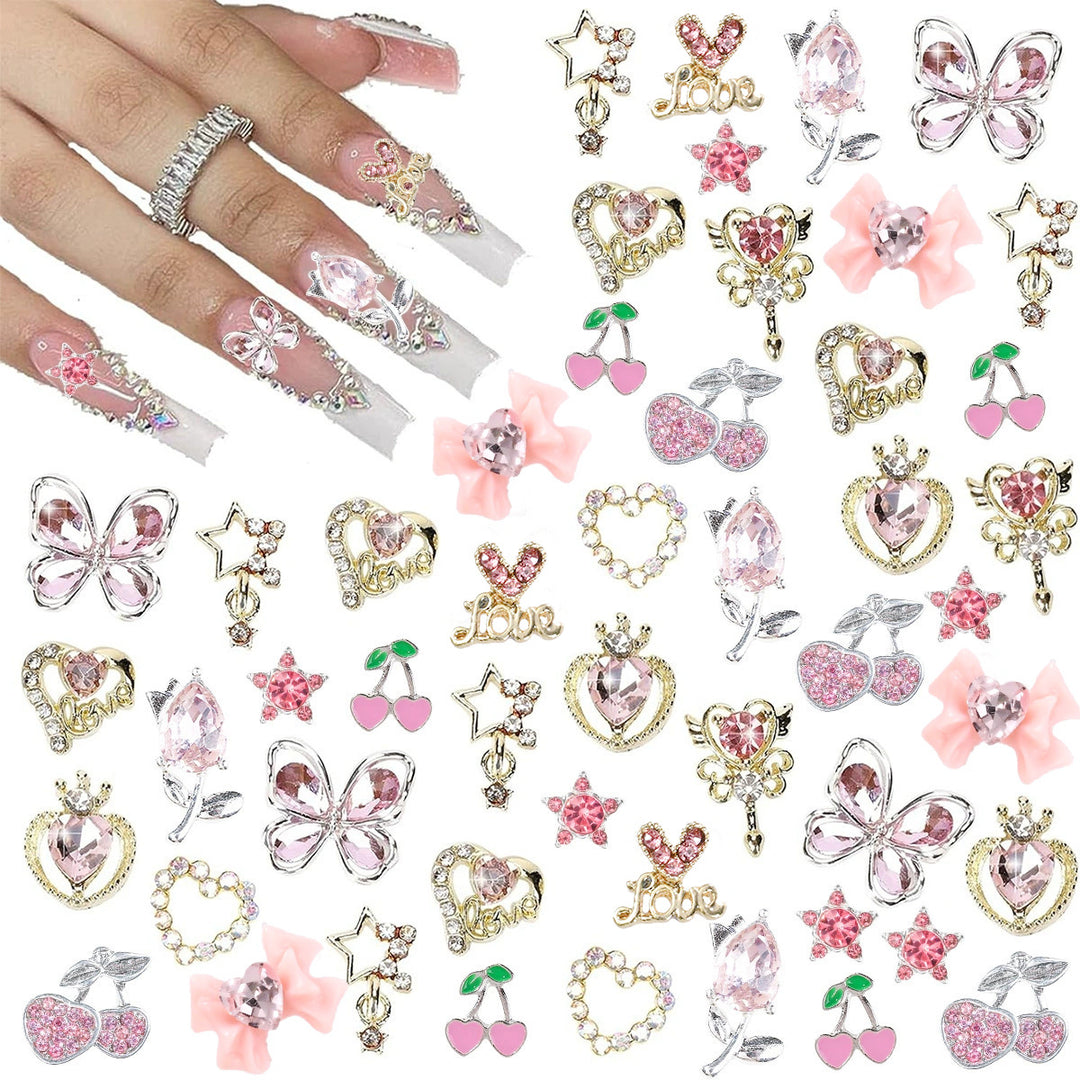 Decorative Resin Nail Art Charms Set