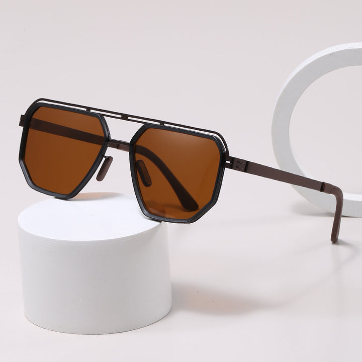 Ladies stylish octagonal sunglasses with stylish frame Stornfield