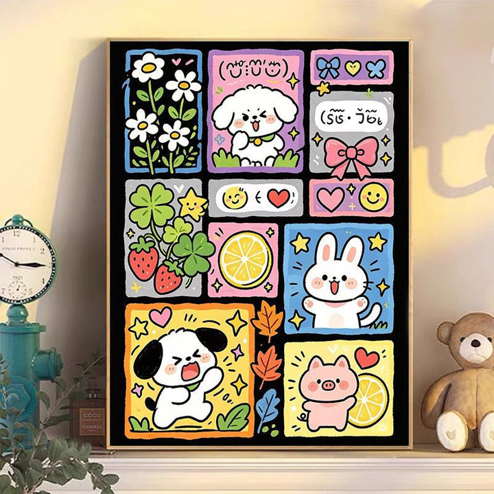 Cute Ice Cream-Themed Wall Art Stornfield