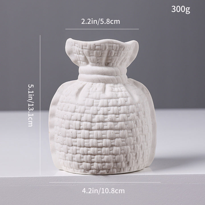 Woven Texture Ceramic Vase Stornfeild
