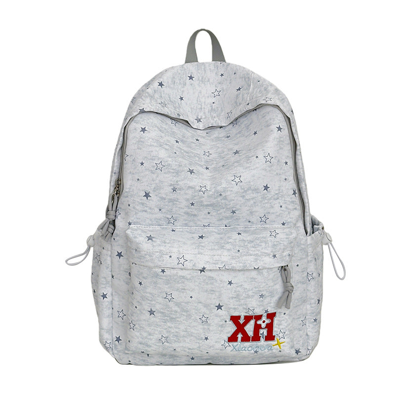 Casual Star-Embellished Backpack Stornfield 1791205546