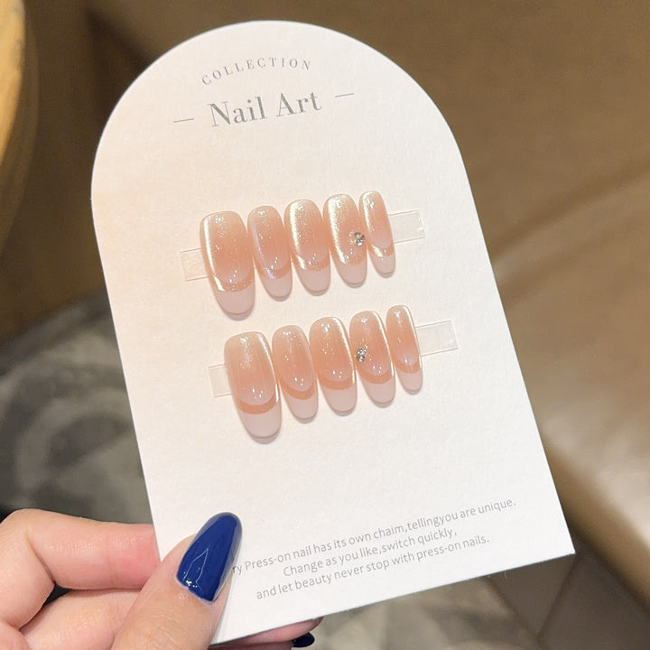 Artificial nails with glitter accents Stornfield