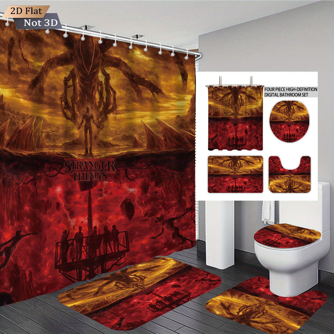Stranger Things Adventure-Themed Digital Bathroom Set Stornfield
