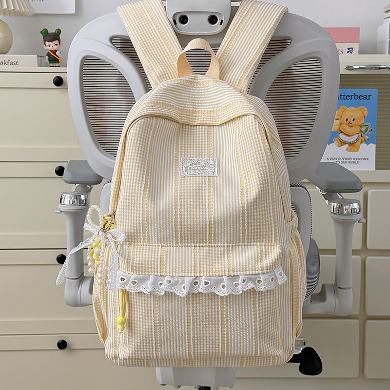 Stylish Striped Design Backpack Stornfield