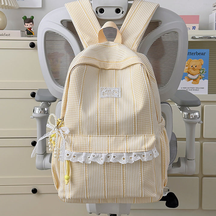 Stylish Striped Design Backpack Stornfield
