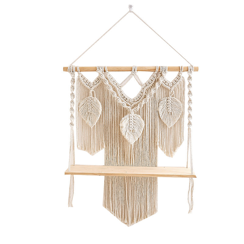 Artistic Macrame Wall Hanging Shelf Stornfield