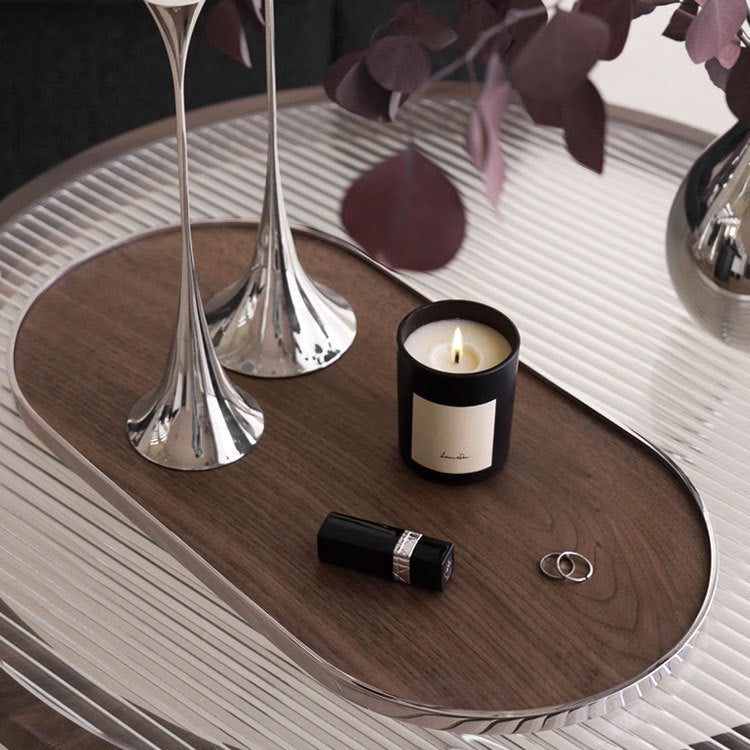 Elegant Oval Serving Tray
