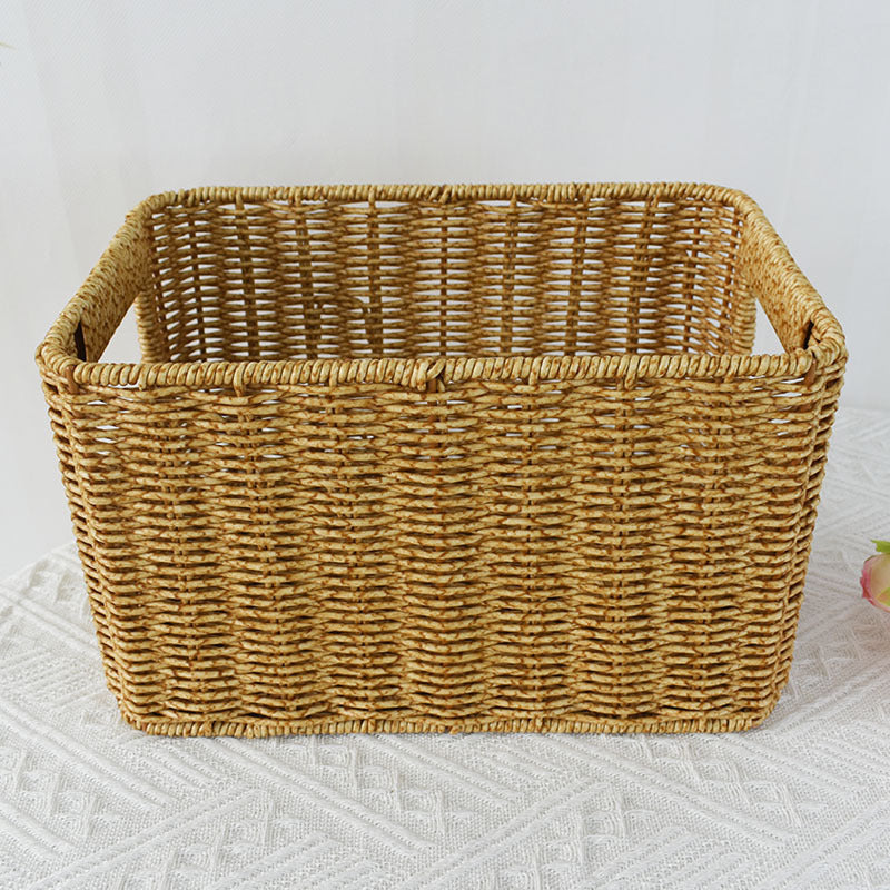 Handcrafted Natural Wicker Storage Basket Stornfield