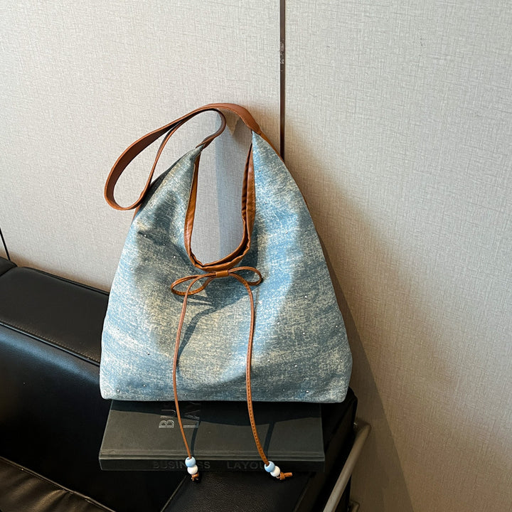 Casual Drawstring Bucket Bag