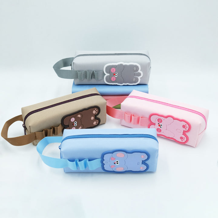 Fun Character Zippered Pencil Case