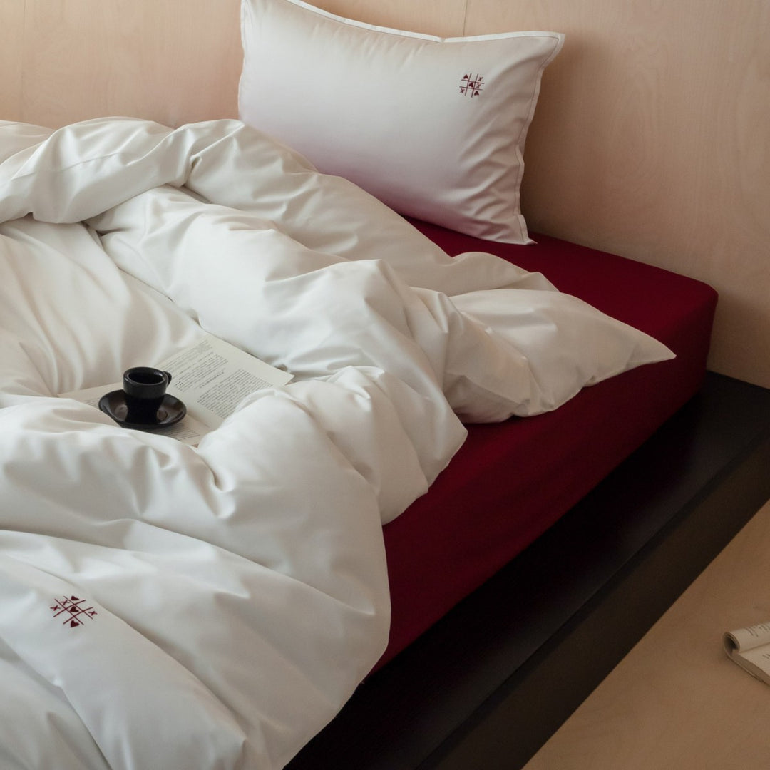 Luxury Silky Satin Duvet Cover and Pillowcase Set