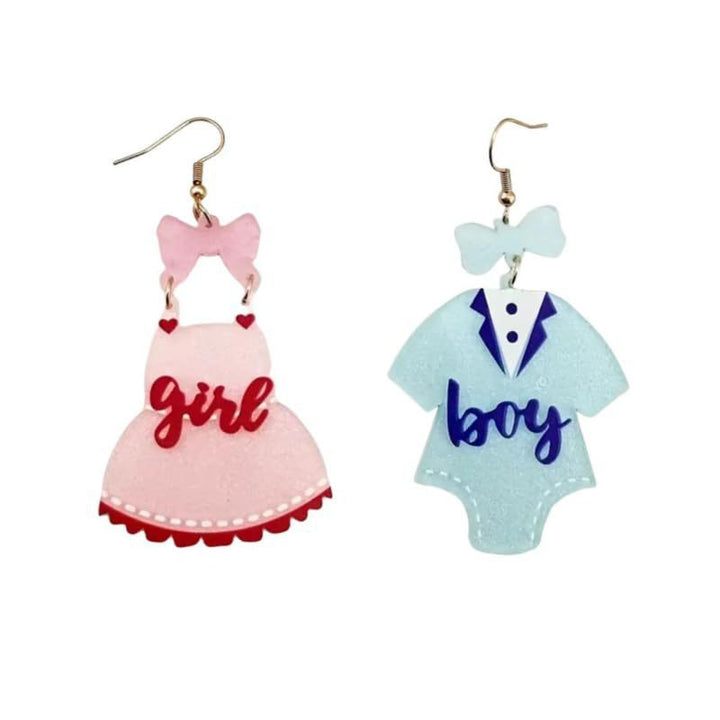 Playful Dress-Shaped Dangle Earrings Stornfield