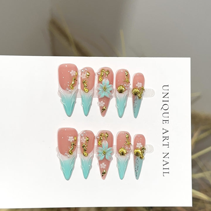 Decorative Press-On Nail Set