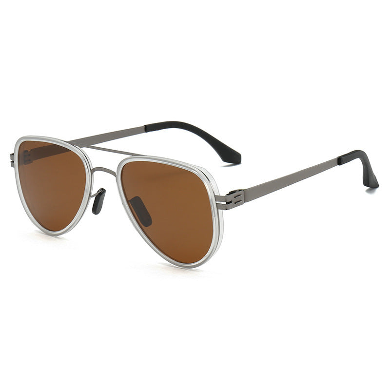 Women Aviator Sunglasses with robust metal frame and polarized lenses Stornfield
