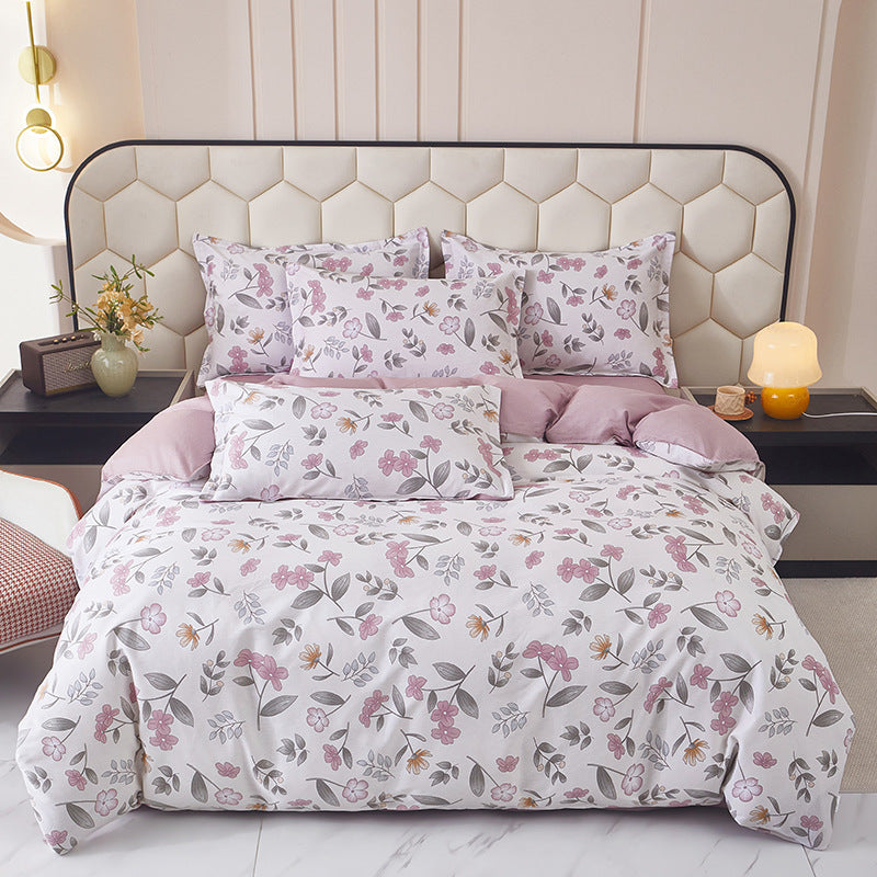 Cozy Heart Pattern Bedding Set