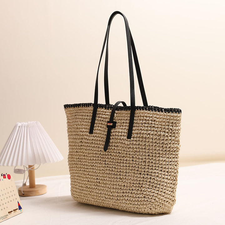 Stylish and spacious wicker bag Stornfield