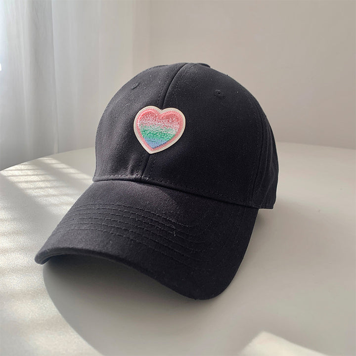 Women's Casual Heart Embroidered Baseball Cap Stornfield