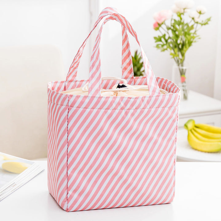 Insulated Tropical Print Lunch Bag