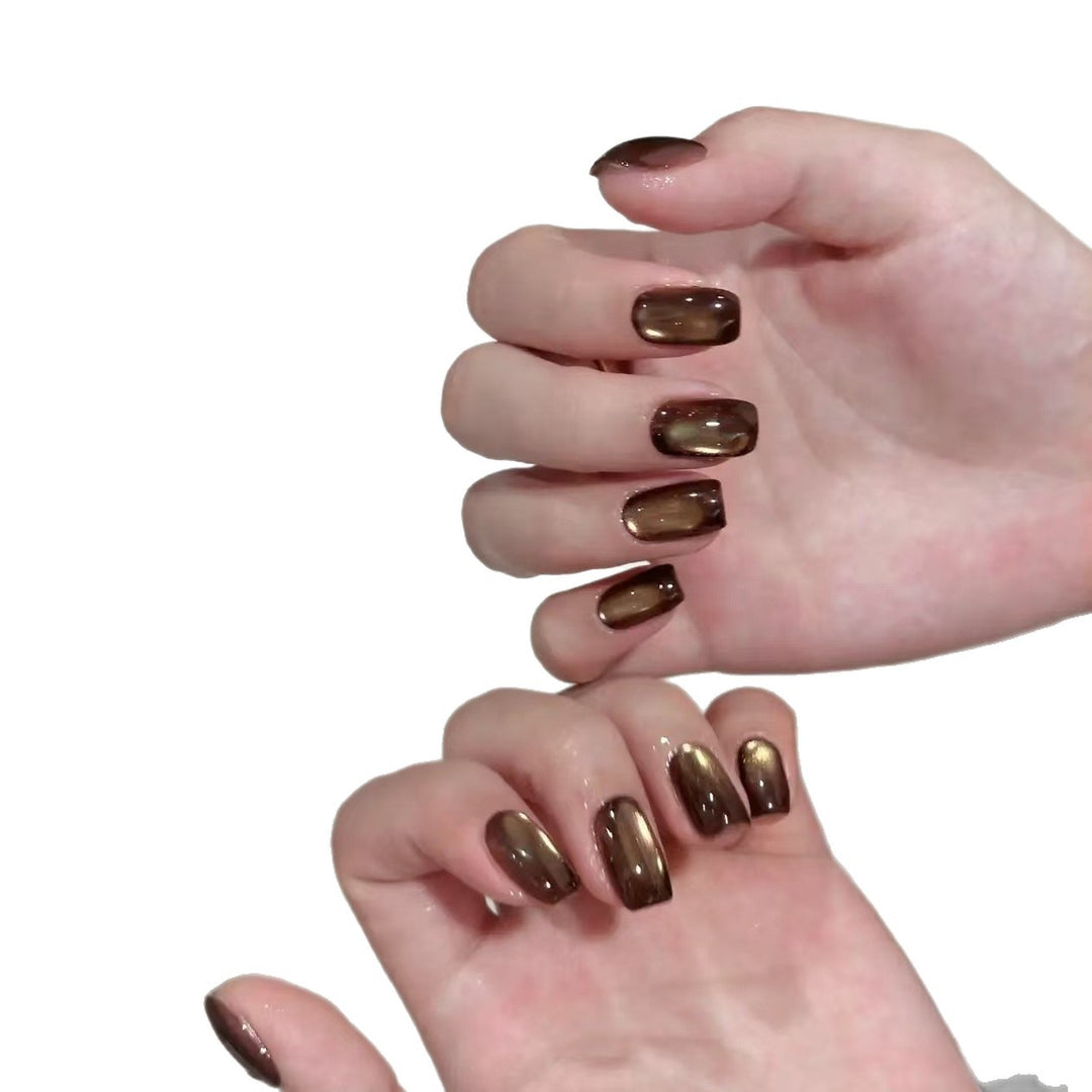 Glossy Gel Nail Extensions