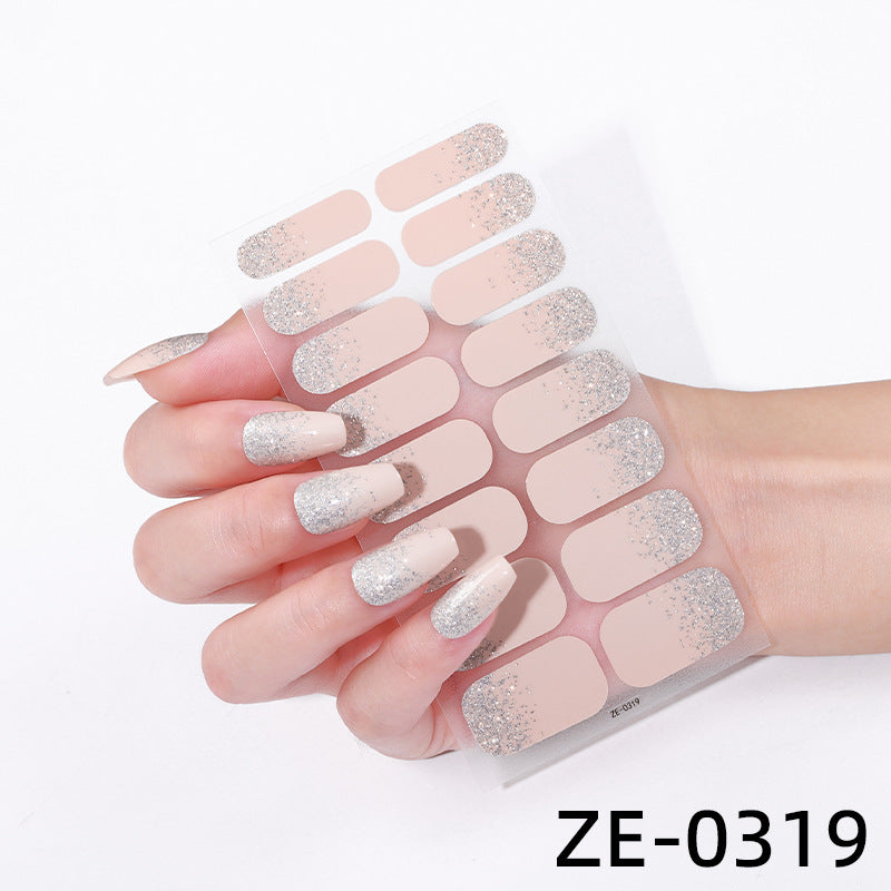 Premium Sparkling Glitter Nail Wraps