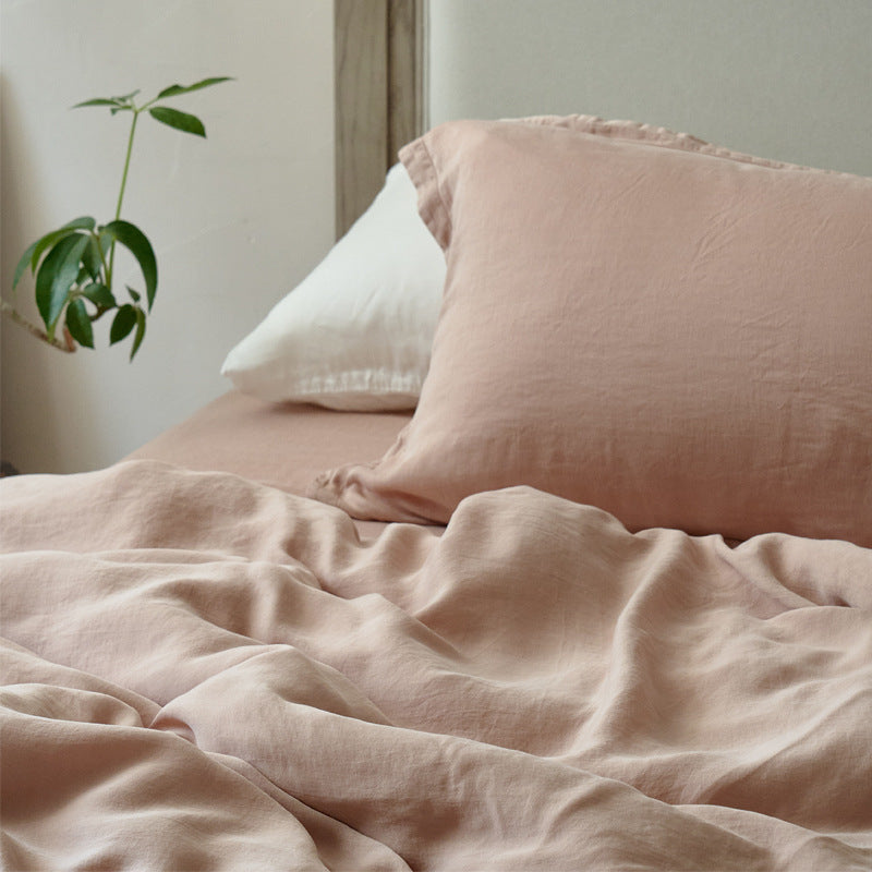 Linen bedding set