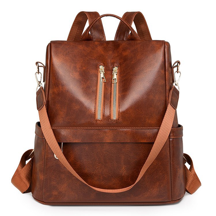 Versatile Vegan Leather Backpack Stornfield