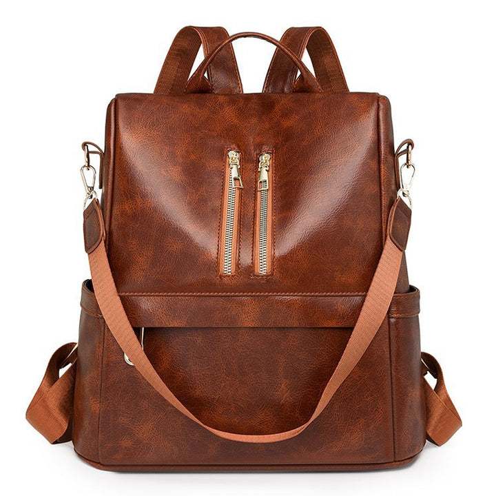 Versatile Vegan Leather Backpack Stornfield