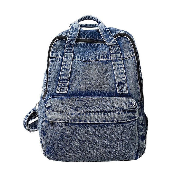 Vintage Denim Style Backpack Stornfield