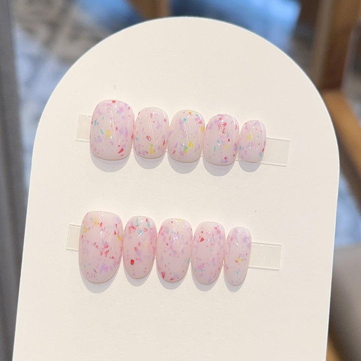 Art nail set with sparkling accents Stornfield