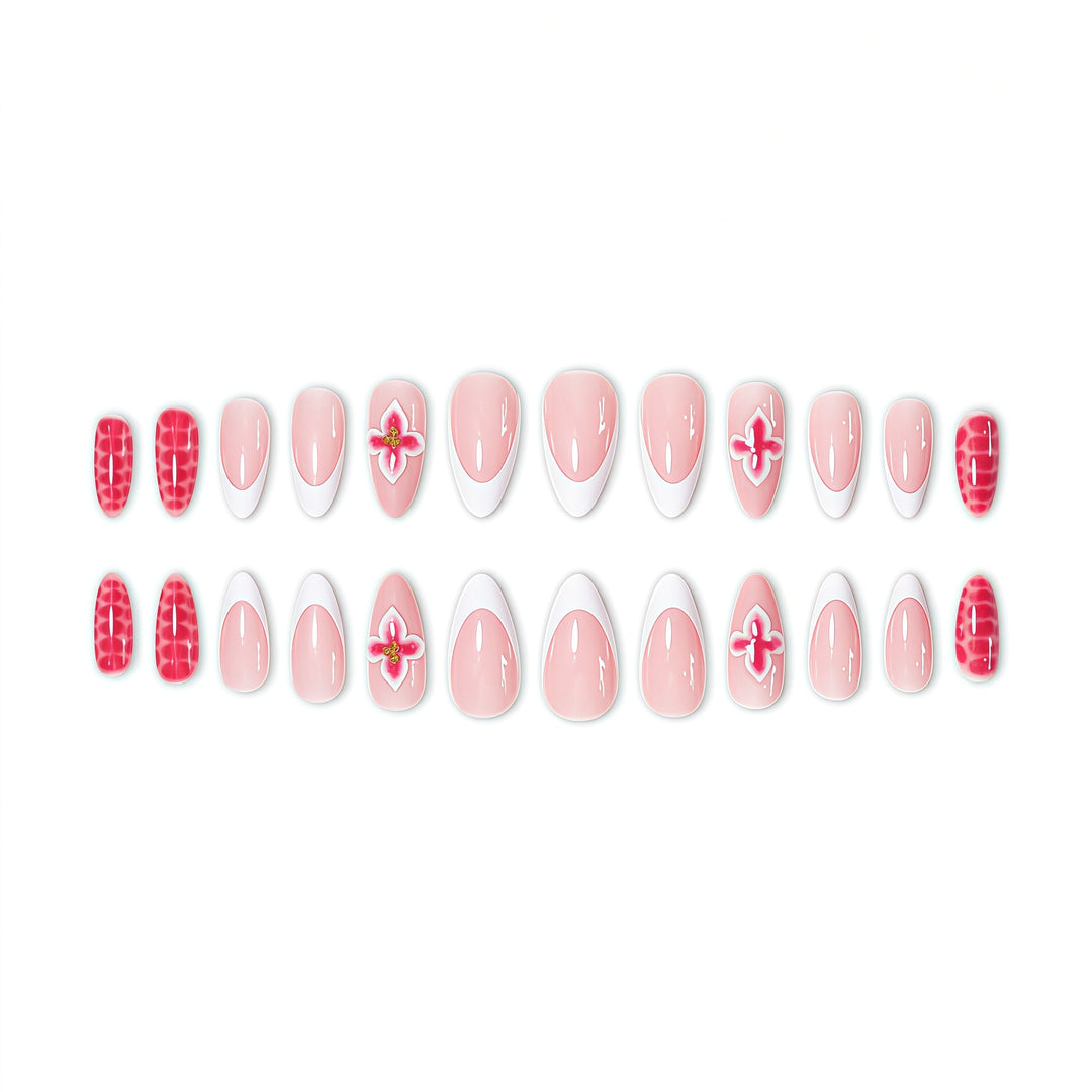 Floral Stiletto Nail Enhancements Stornfield