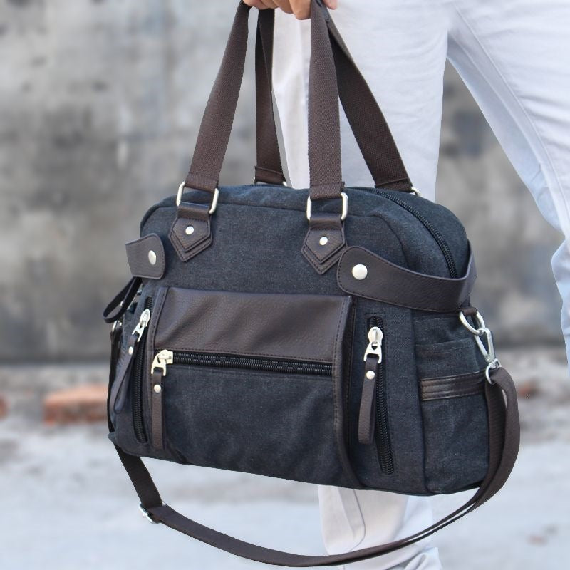 Shoulder bag with multiple compartments and comfortable carrying system Stornfield
