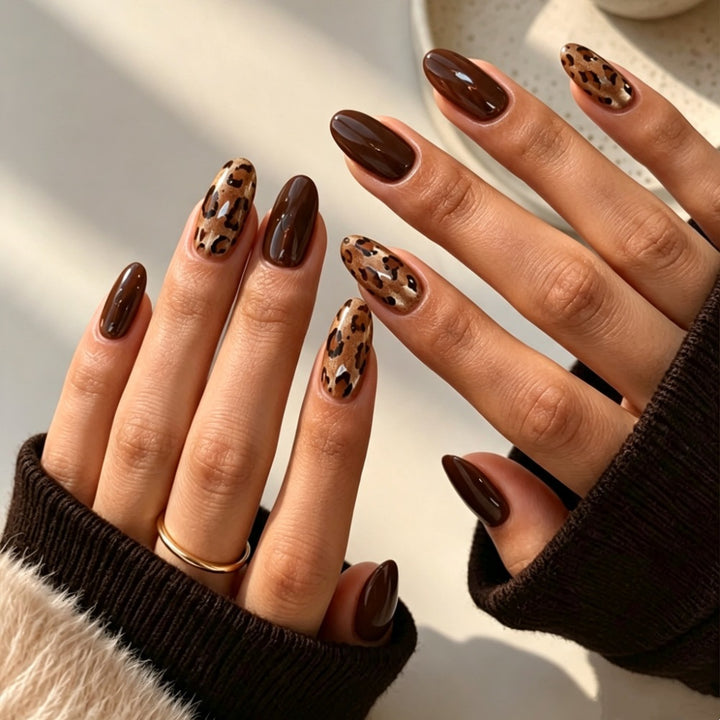 Luxe Leopard Print Press-On Nail Set Stornfield