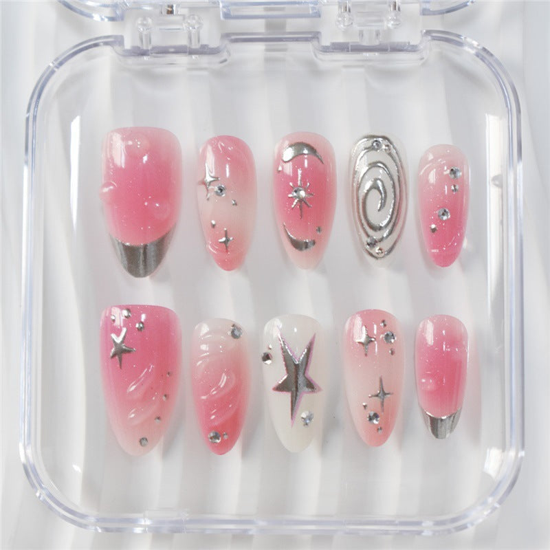 Artistic Starry Nail Art Extensions Stornfield