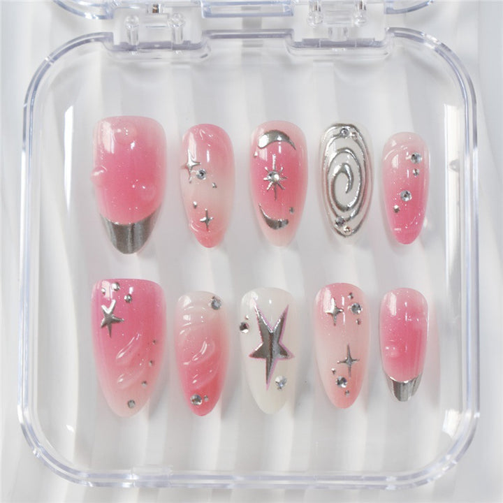 Artistic Starry Nail Art Extensions Stornfield