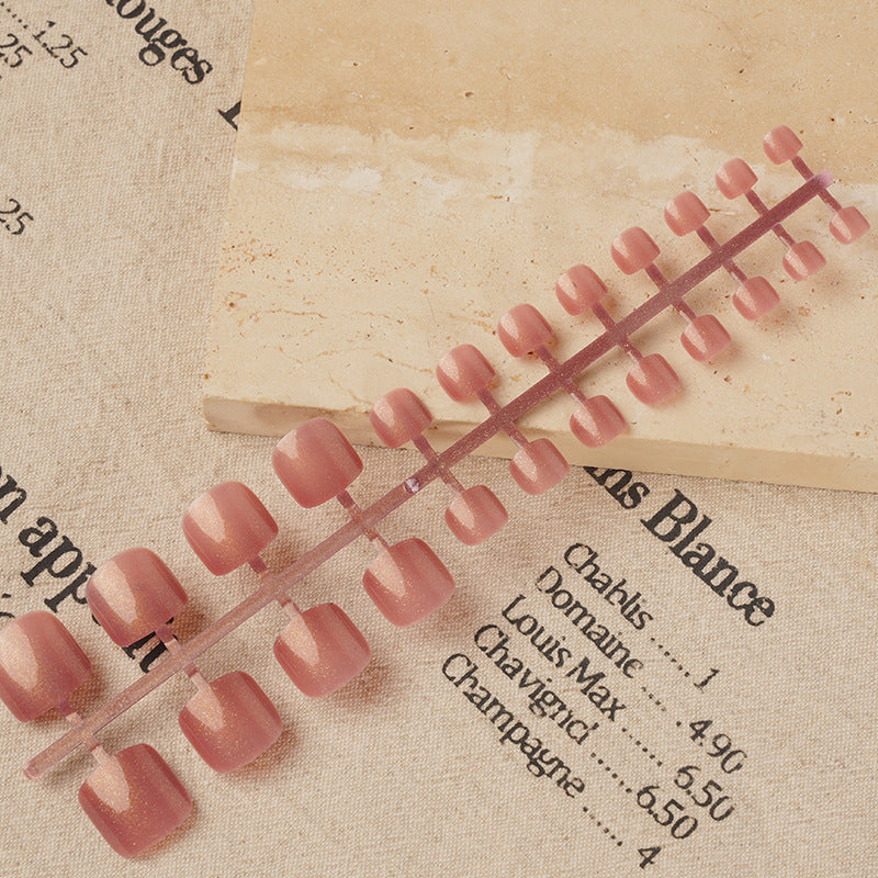 Premium Glossy Square Press-On Nail Set Stornfield