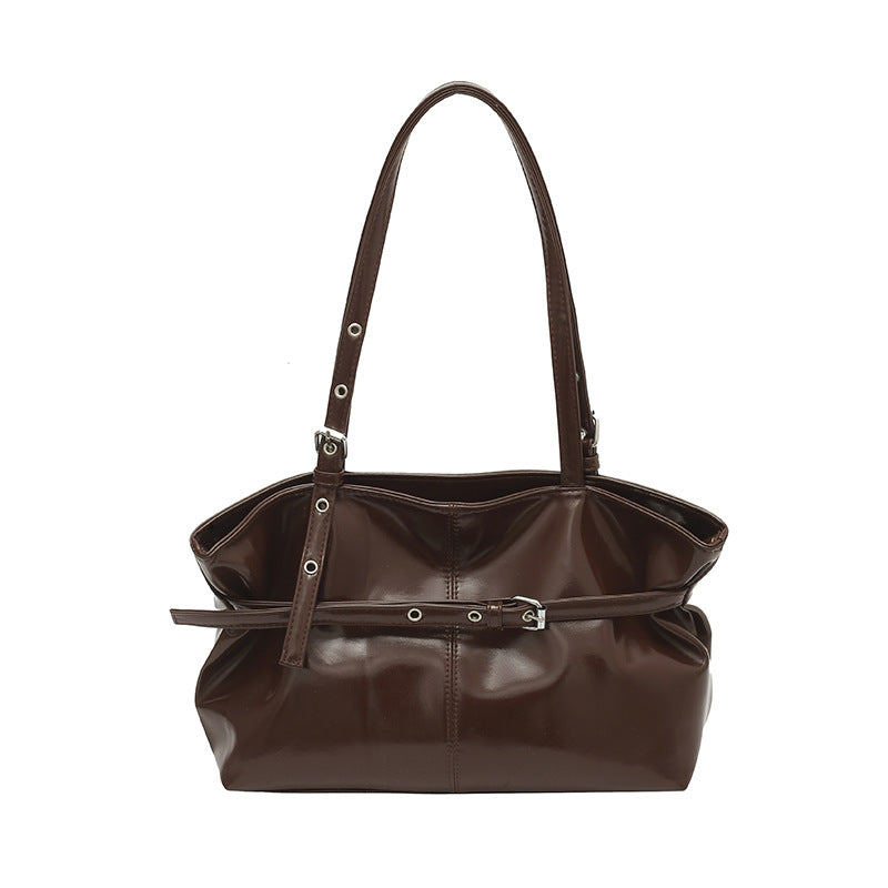 Stylish Faux Leather Tote Bag