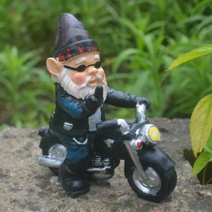 Garden figure in motorcycle look Stornfield